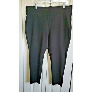 Torrid 2 Ladies Black Slim Fix Leggings Size 2X Stretchy Pull‎ On Comfortable